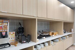 Café da manhã continental grátis todos os dias