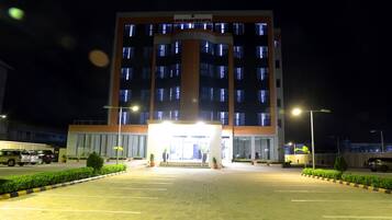 Front of property - evening/night