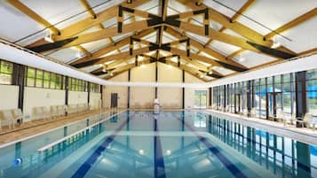 Indoor pool, a heated pool