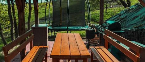 Cottage, plusieurs lits | Balcon