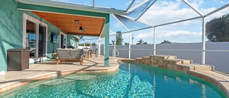 Indoor pool, a heated pool