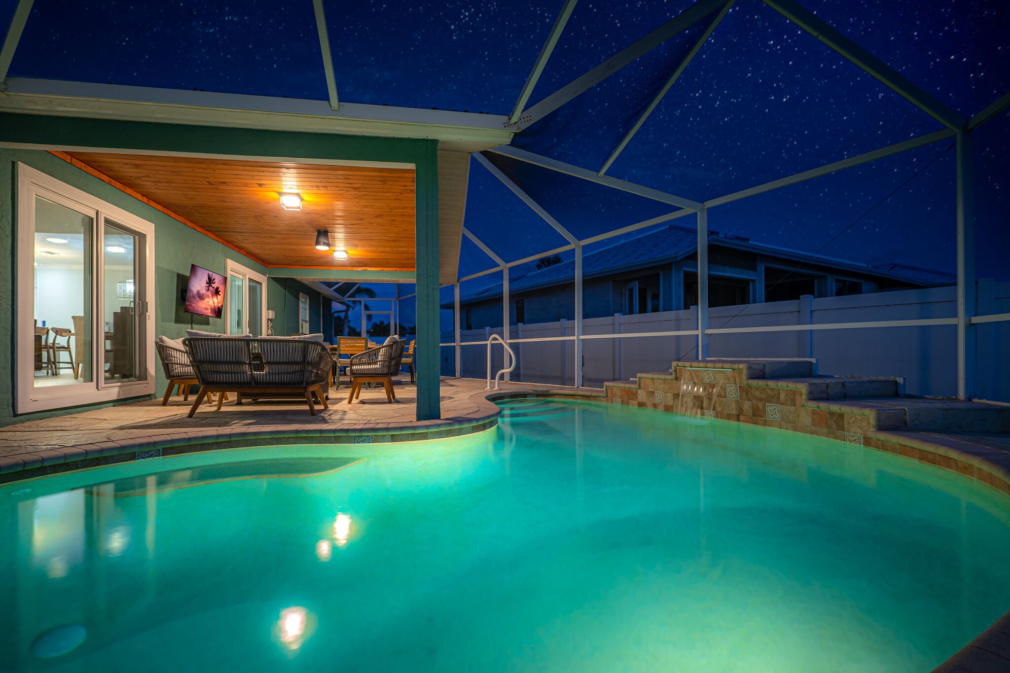 Piscine couverte, piscine chauffée