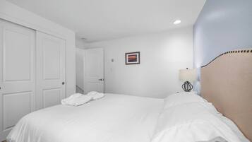 2 bedrooms, iron/ironing board, travel crib, WiFi