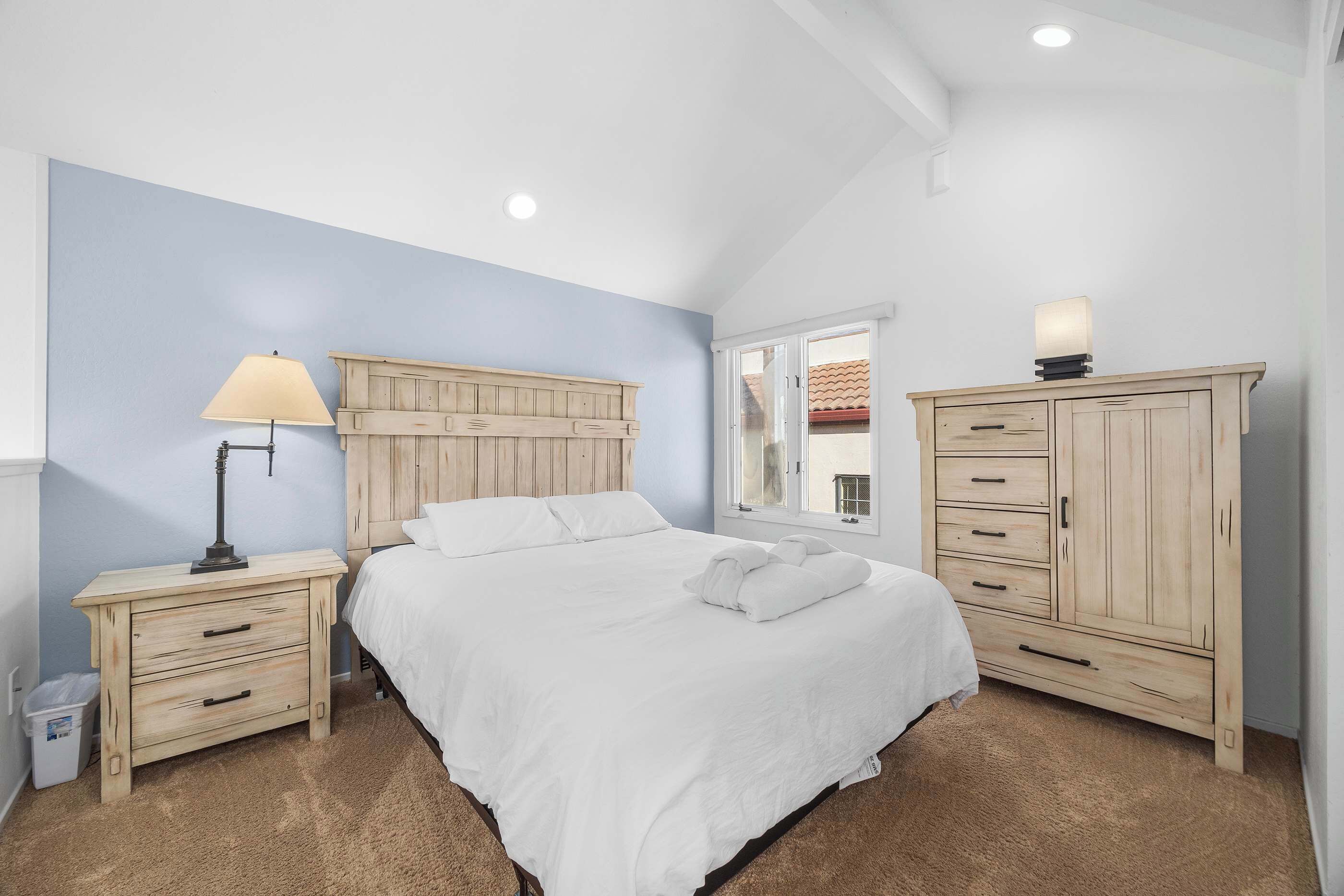 2 bedrooms, iron/ironing board, travel crib, WiFi