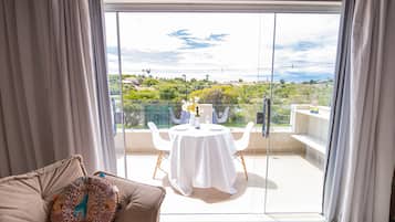 Departamento Premium, balcón, vista al lago | Vista desde la habitación