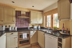 Casa de campo superluxo, suíte (Squirrel Barn) | Cozinha compartilhada