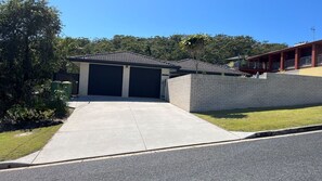 Property grounds - 35 Rumbalara Avenue - Rainbow Beach.  Swimming pool, air conditioning. (Rainbow Beach)