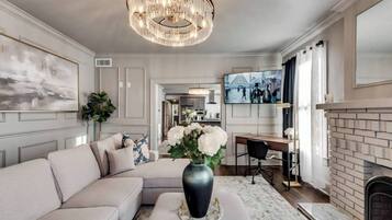 Smart TV, fireplace, offices