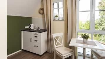 Habitació doble Comfort | Cuina privada | Cafetera i tetera i bullidora elèctrica