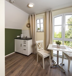 Comfort dubbelrum | Eget kök | Kaffe- och tebryggare och vattenkokare