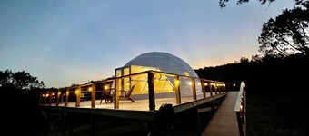 Stunning Amazing Mountain View Dome Glamping Loving Heart Retreats