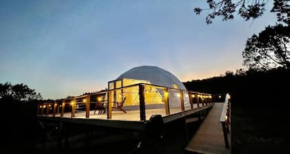 Stunning Amazing Mountain View Dome Glamping Loving Heart Retreats