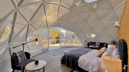 Stunning Amazing Mountain View Dome Glamping Loving Heart Retreats