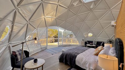 Stunning Amazing Mountain View Dome Glamping Loving Heart Retreats