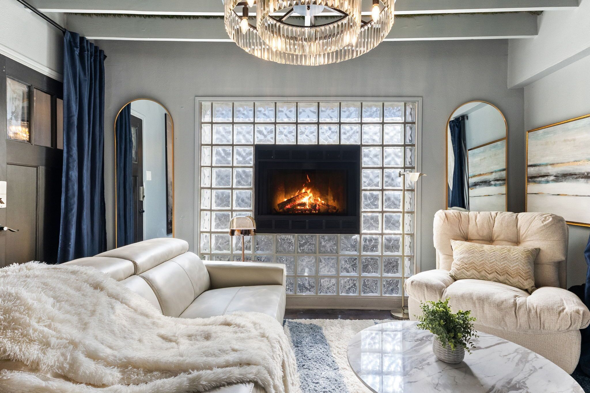 Smart TV, fireplace, offices
