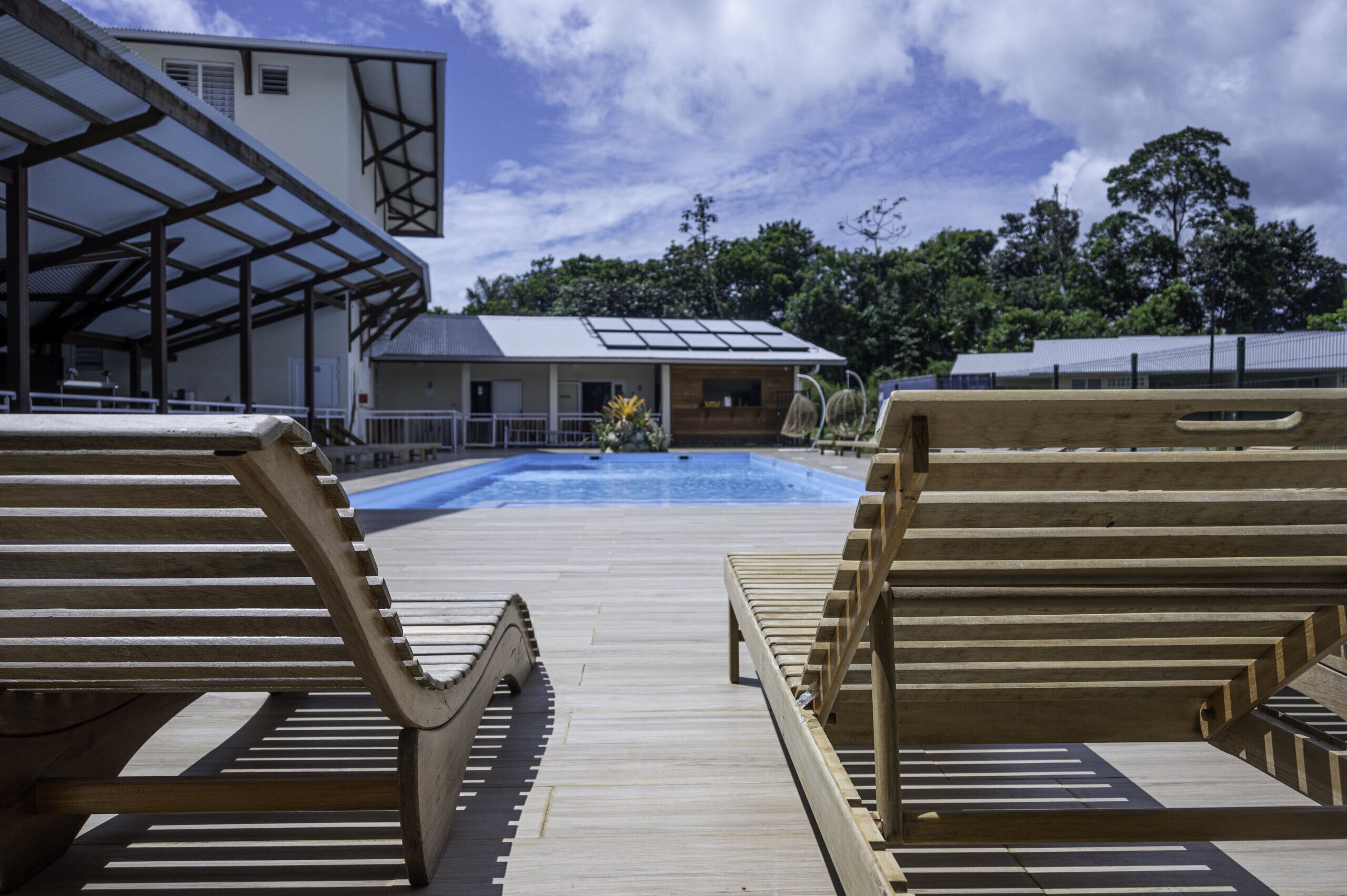 ด้านหน้าที่พัก