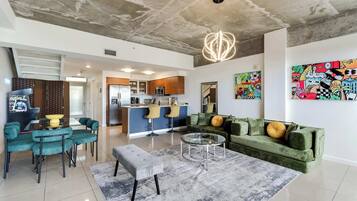 TV, video games, offices