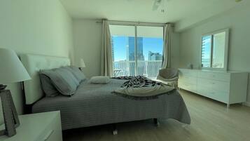 1 bedroom, iron/ironing board, travel crib, WiFi