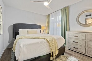 2 bedrooms, iron/ironing board, travel crib, free WiFi