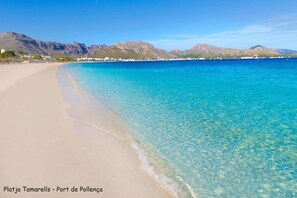 Beach - Delightful Family Villa, Panoramic Countryside Views, A/C, Private Pool close to Pollenca & Beaches (Pollença)