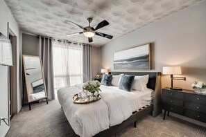 2 bedrooms, iron/ironing board, travel crib, free WiFi