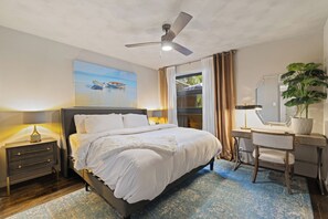 2 bedrooms, iron/ironing board, travel cot, free WiFi