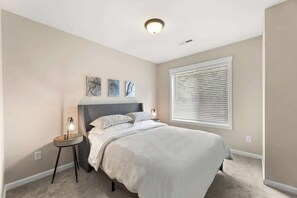 4 bedrooms, iron/ironing board, travel crib, WiFi