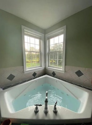 Combined shower/tub, jetted tub, bidet