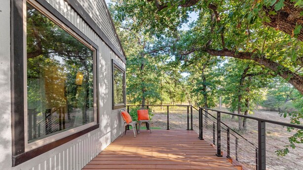 Unclassified image, 1 of 24, button - The Woodland Oasis | Luxurious Cabin Getaway | (Seguin)