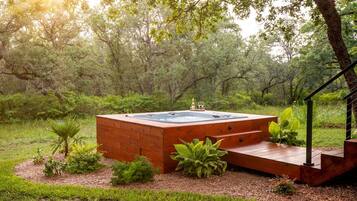 Udendørs spabad