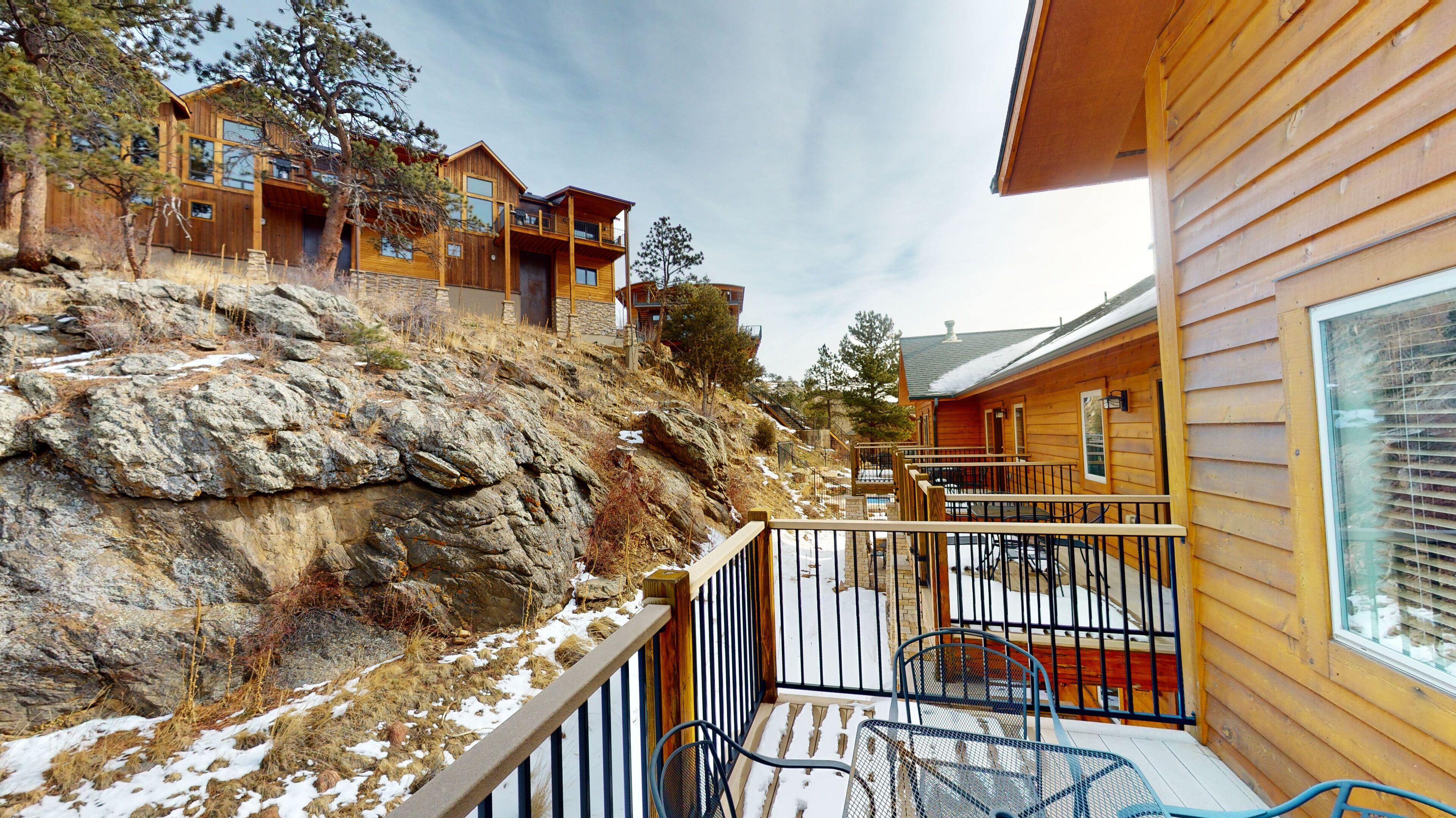 Condo with mountain views, just steps from the pool, hot tubs, and grill area. 5
