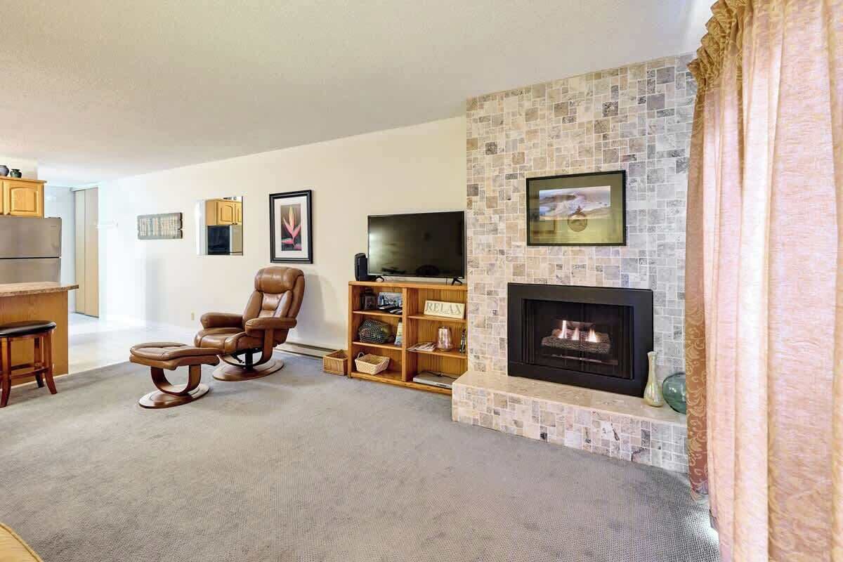 TV, fireplace, offices