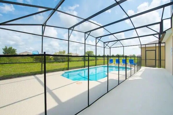 Una piscina climatizada