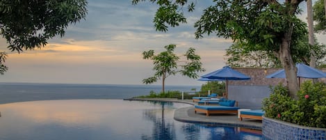 Outdoor wedding area