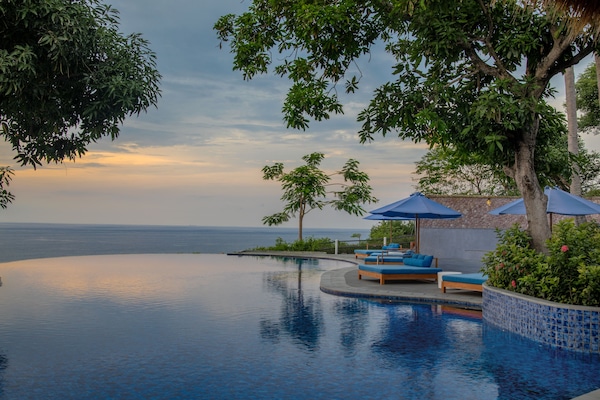 Outdoor wedding area