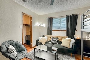 TV, fireplace, offices, computer monitors - Cozy Family Home w/ 3br & office (Austin)