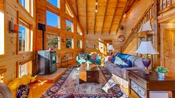 TV connectée, cheminée, Netflix, Hulu