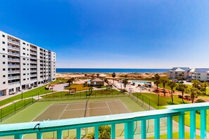 Sport court - Beachfront condo with Gulf views, pools, hot tubs, tennis courts, gym, AC, & W/D (Gulf Shores)