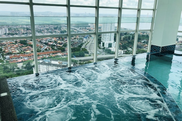 Indoor pool, outdoor pool