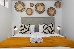 Exclusive-Apartment | 2 Schlafzimmer, laptopgeeigneter Arbeitsplatz, Bügeleisen/Bügelbrett