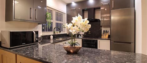 House | Private kitchen | Fridge, microwave, oven, stovetop