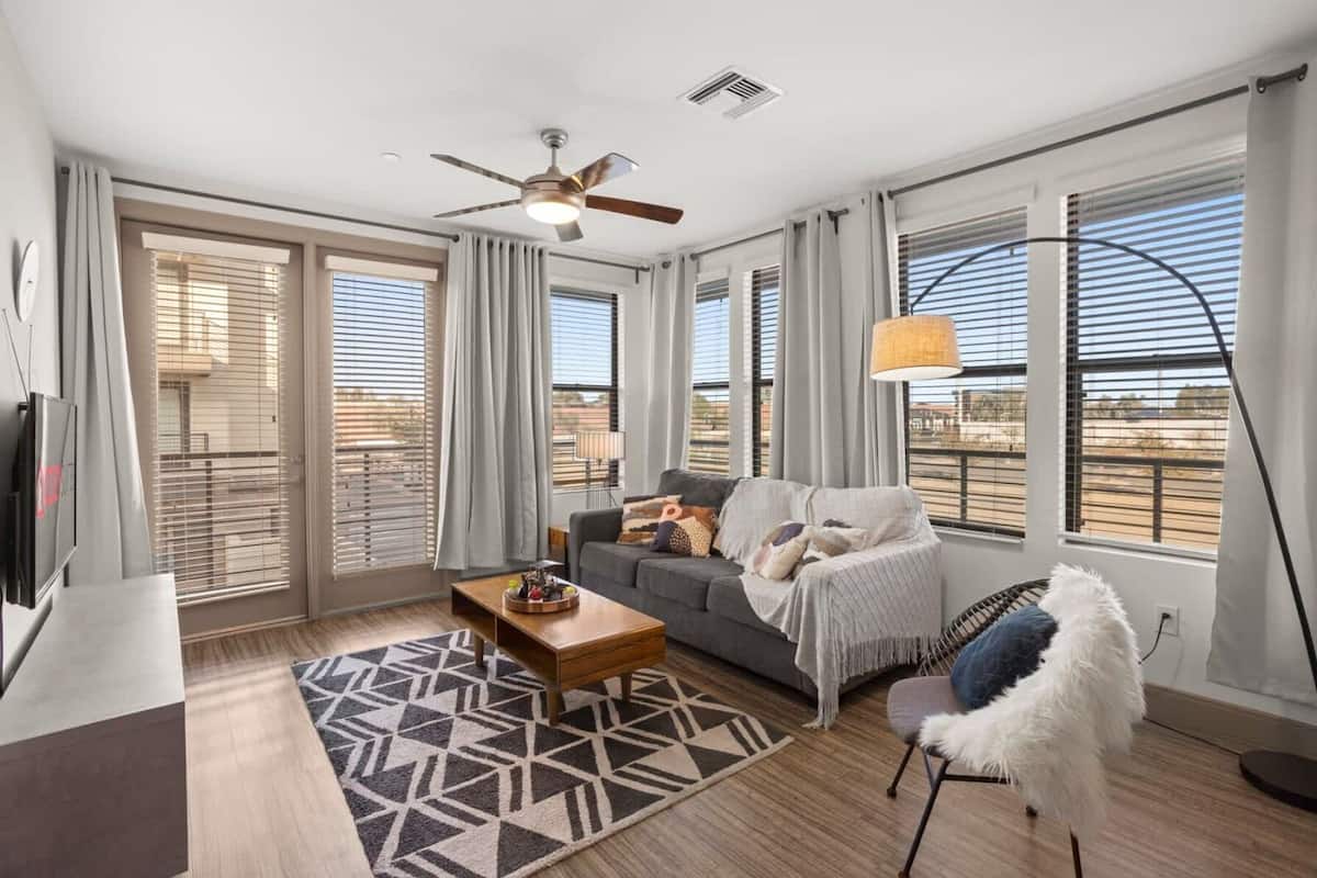 Apartment, 1 Bedroom | Living area | 42-inch TV with digital channels