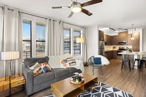 Apartment, 1 Bedroom | Living area