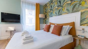 Classic-Studio | Bügeleisen/Bügelbrett, Babybetten, kostenloses WLAN, Bettwäsche