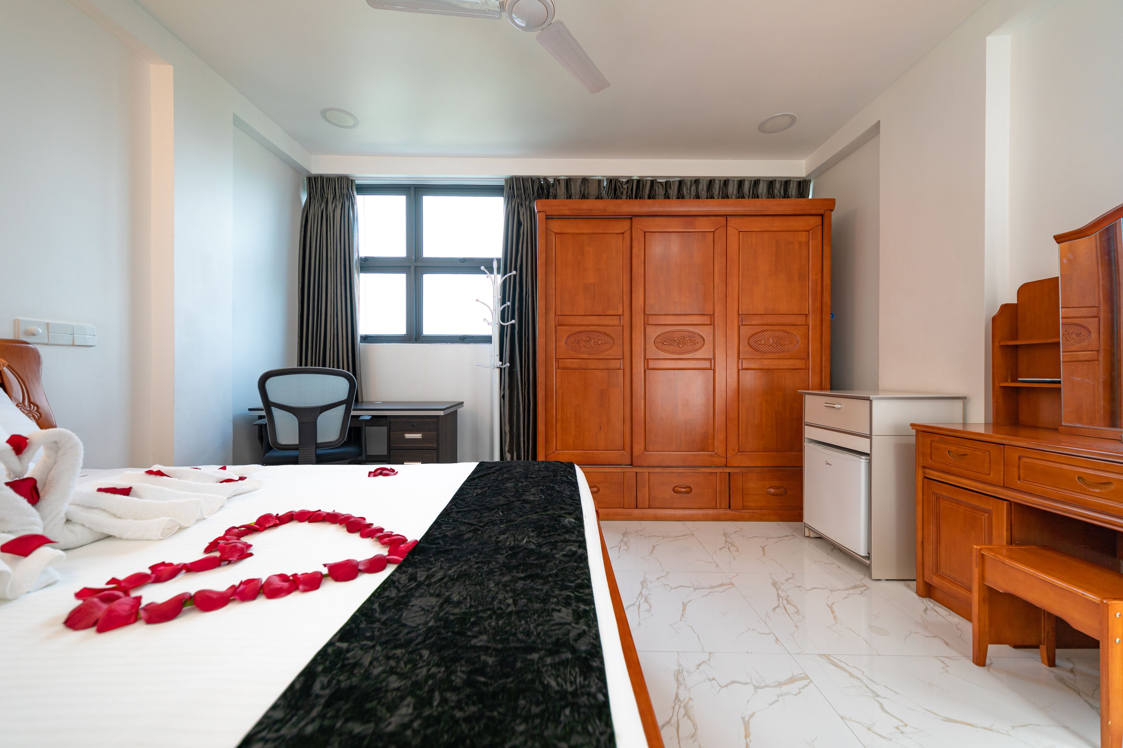 Pillowtop beds, soundproofing, free WiFi, bed sheets