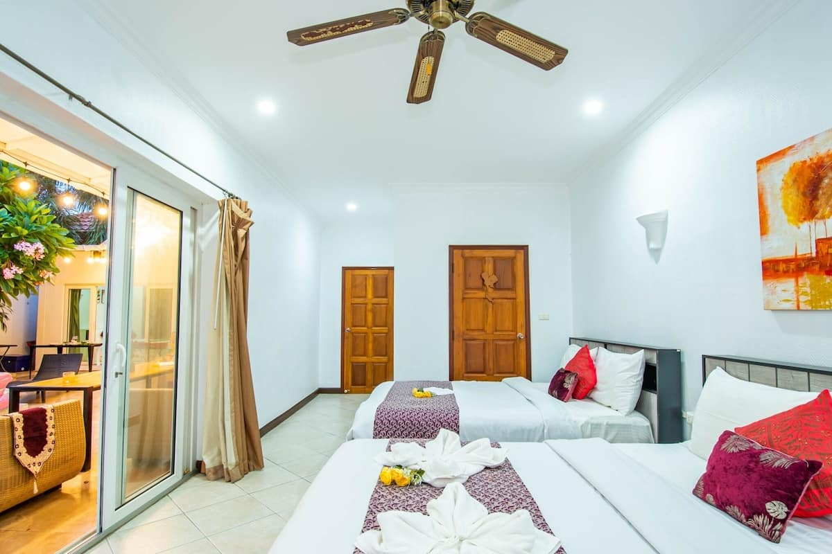 Luxury Villa, 3 Bedrooms, Pool View | 3 bedrooms, premium bedding, individually decorated