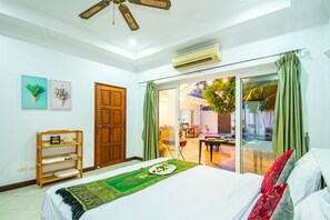 Luxury Villa, 3 Bedrooms, Pool View | 3 bedrooms, premium bedding, individually decorated - Private pool 3BDR villa beach at 200m (Pattaya)