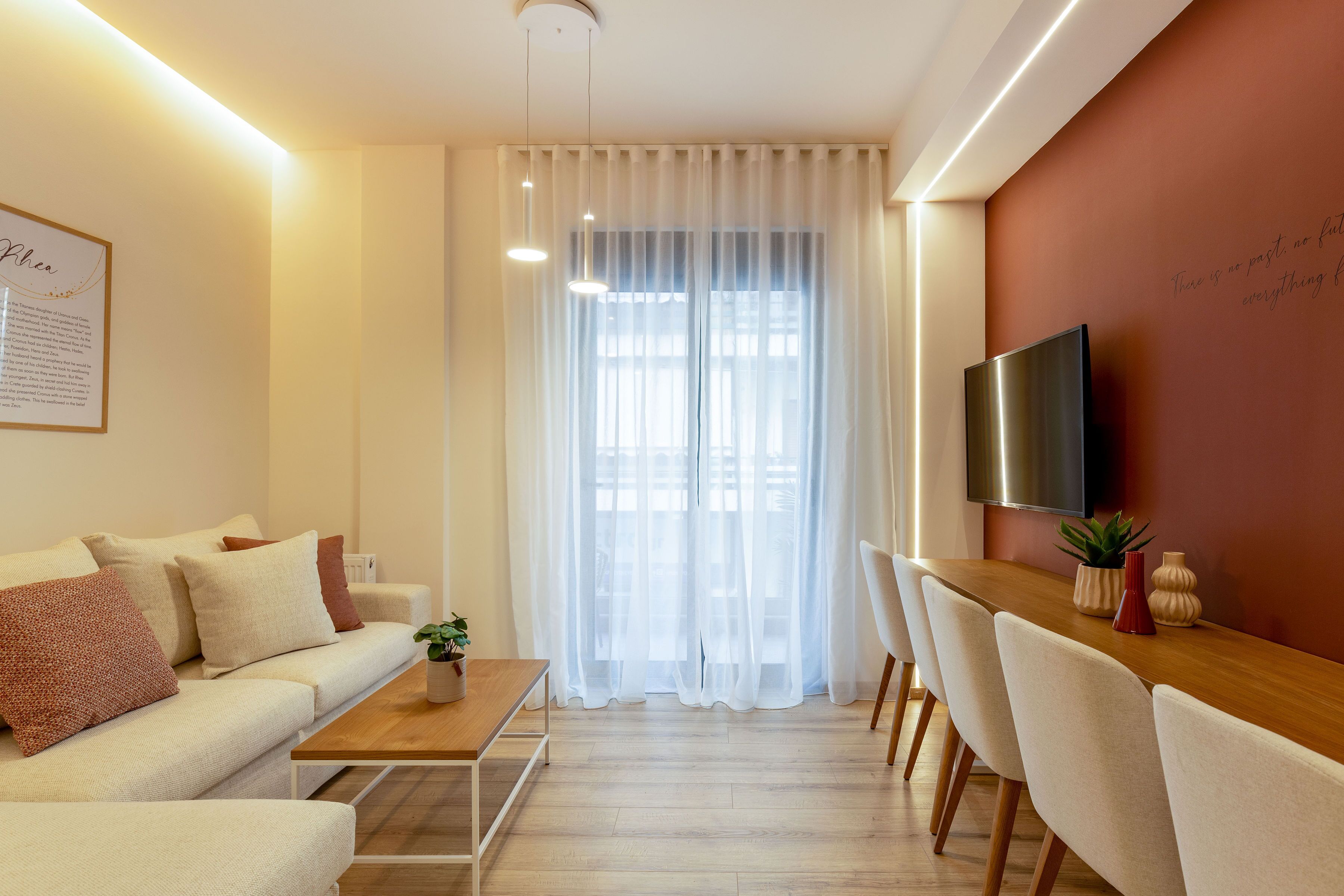 City Apartment | Living area | Smart TV