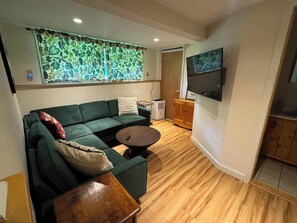 TV connectée, cheminée