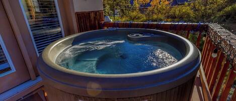 Bain à remous extérieur